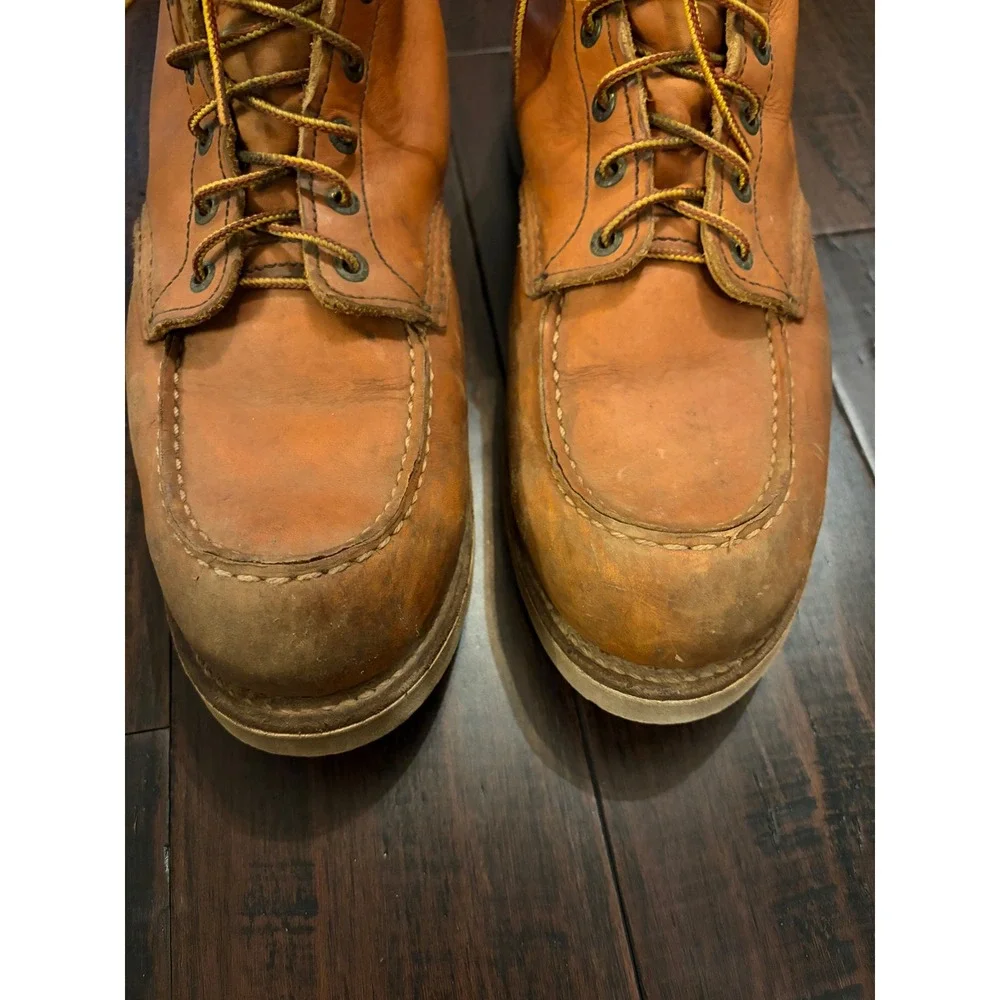 Red Wing 10875 Traction Tred 6-Inch Leather Work Boots Brown Mens